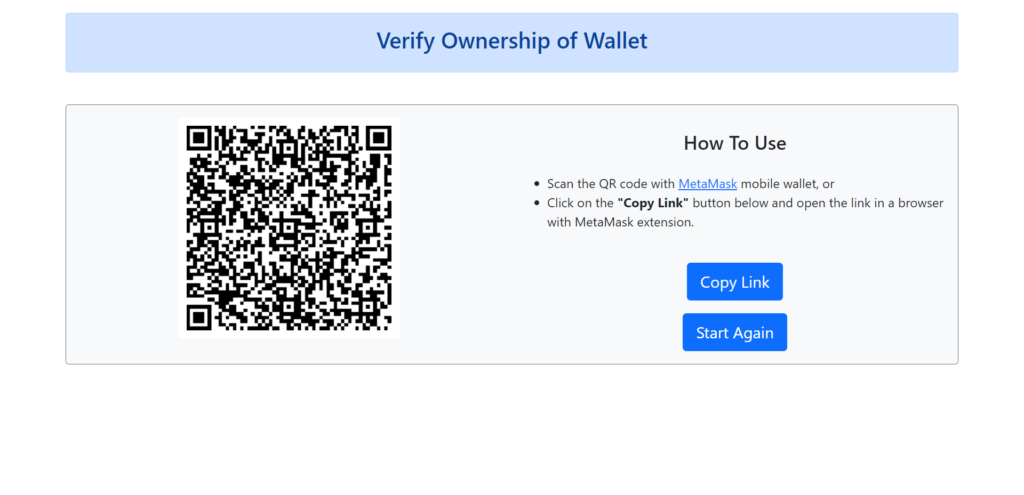 Verify who owns a blockchain wallet